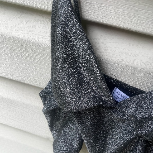 Urban Outfitters Cropped Sparkly Metallic Tank - Picture 2 of 4